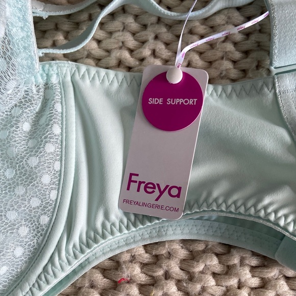 Freya Light Blue Lace Bra - Picture 2 of 4
